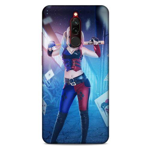 Xiaomi Redmi 8 Uyumlu Kılıf Harley Quinn (31) TPU Kılıf Lavanta mavisi