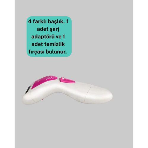 4 Başlıklı Kablosuz Şarjlı Epilasyon Cihazı
