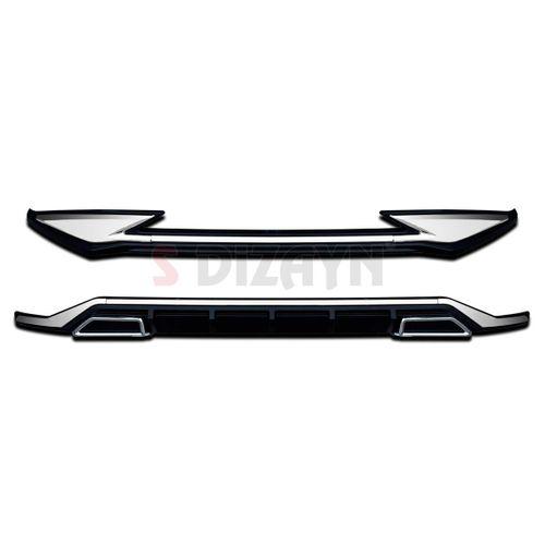 S-Dizayn Hyundai i20 Ön ve Arka Tampon Koruma Difüzör Seti 2020 Üzeri A+ Kalite