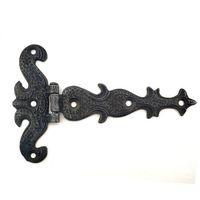 Antika Tarz Dekoratif Pirinç Kuyruklu Kelebek Menteşe - 94x147 Mm, Oksit