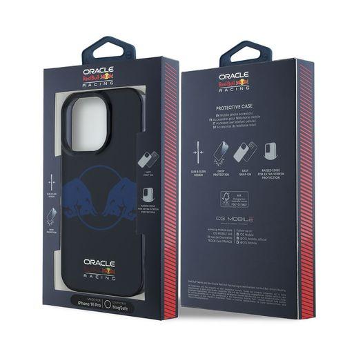 Apple iPhone 16 Pro Kılıf Redbull Orjinal Lisanslı M-safe Şarj Özellikli IML Çift Boğa Baskılı Sert PC Kapak