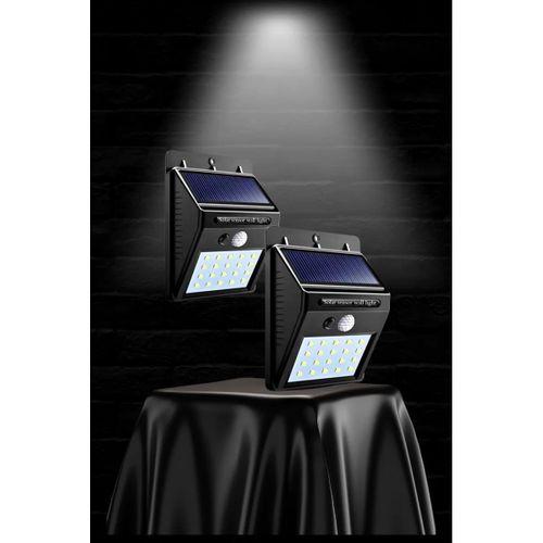 Güneş Enerjili Sensörlü Duvar Lambası Bahçe Lamba Suya Dayanıklı Bahçe Aydınlatma