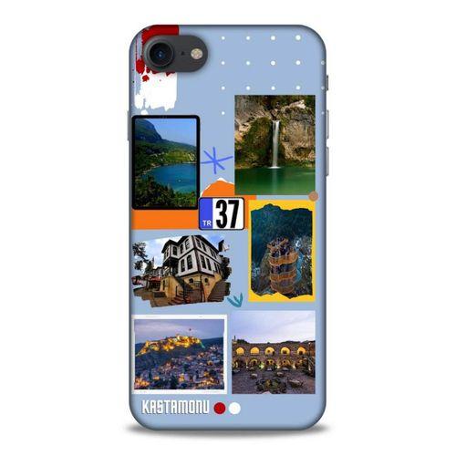 Lopard Apple Iphone 8 Uyumlu Kılıf Şehirli ※ (37) Kastamonu Silicone Cover