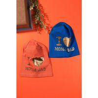 I Love Mom Dad 2-4 Yaş Erkek Çocuk Şapkası 2'li Paket