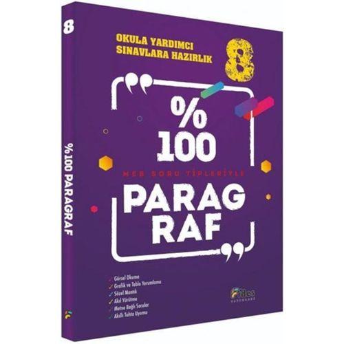 8. Sınıf Paragraf  % 100  Soru Bankası  ​Fides Yayınları