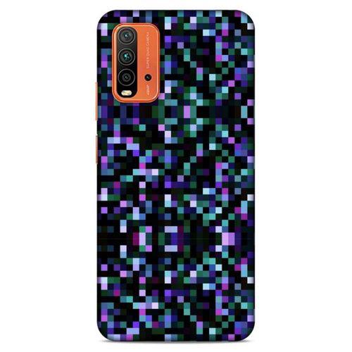 Lopard Xiaomi Redmi 9T Uyumlu Kılıf PiXel (24) Darbe Emici Kılıf Rainbow