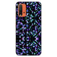 Lopard Xiaomi Redmi 9T Uyumlu Kılıf PiXel (24) Darbe Emici Kılıf Rainbow