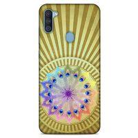 Samsung Galaxy A11 Kılıf Desenli Özel Seri Tüyler (27) Tasarımlı Kılıf