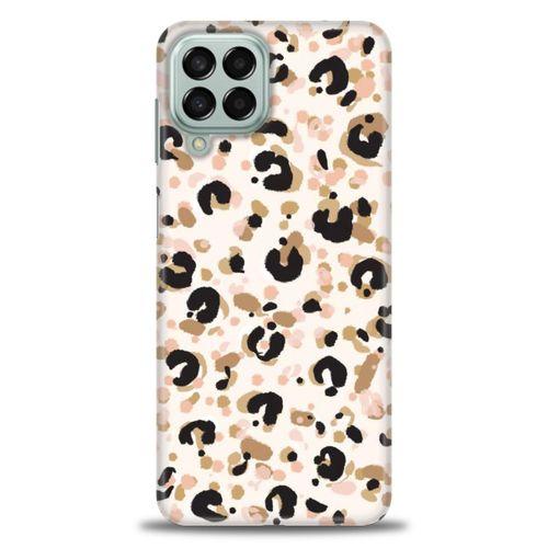 Samsung Galaxy M33 Kılıf HD Baskılı Kılıf - Leopar + Tam Ekran Koruyucu