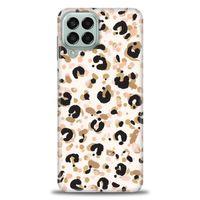 Samsung Galaxy M33 Kılıf HD Baskılı Kılıf - Leopar + Tam Ekran Koruyucu