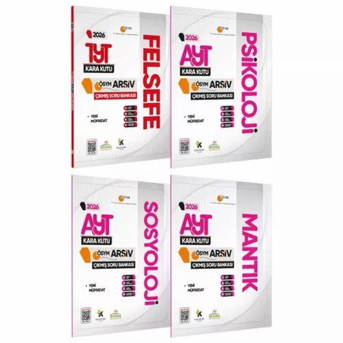 2026 YKS TYT AYT FELSEFE GRUBU Kara Kutu ÖSYM Çıkmış Soru Bankası 4lü Set Dijital Çözümlü