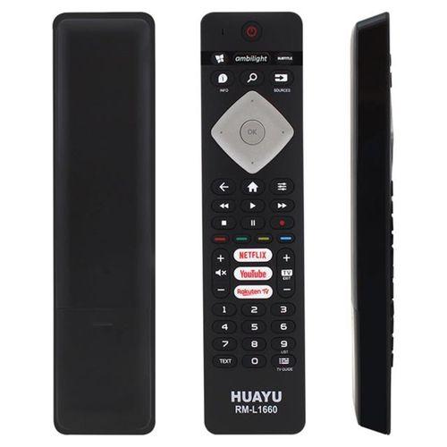 Huayu Philips RM-L1660 RC4498 RC4501 YKF291-003 Netflix-Youtube-Rakuten Tv Tuşlu Lcd Led Tv Kumanda (Ses Komutsuz)