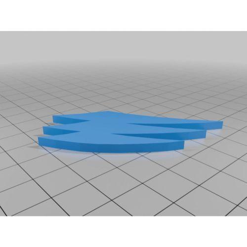 Power Rangers Jungle Fury Amblem – 3D Baskı Dekoratif Parça