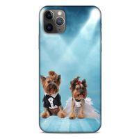 Apple Iphone 11 Pro Max Kılıf Köpek Kıyafetleri (18) Telefon Kılıfları Yorkshire Gömlek Papyon