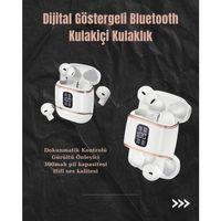 Dijital Göstergeli Bluetooth Kulakiçi Kulaklık – 4’lü Paket, Gürültü Engellemeli