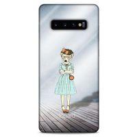 Samsung Galaxy S10 Plus Kılıf FunnyMaX (24) Darbe Emici Kılıf Açık Mavi