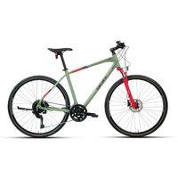 Carraro Sportive 227C Hidrolik Fren 18 Vites 28'' 46 cm Mat Yeşil-Siyah-Kırmızı