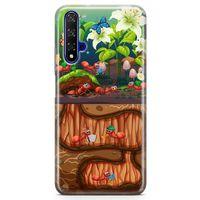 Huawei Nova 5t Kılıf Karınca Yuvası Arka Kapak Koruma Desenli Full Koruyucu