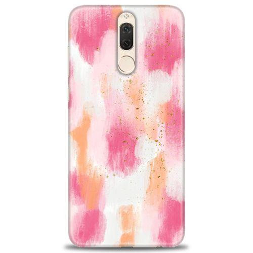 Huawei Mate 10 Lite Kılıf HD Baskılı Kılıf - Pembe Palet + Tam Ekran Koruyucu