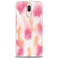 Huawei Mate 10 Lite Kılıf HD Baskılı Kılıf - Pembe Palet + Tam Ekran Koruyucu