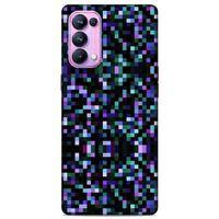Lopard Oppo Reno 5 Pro 5G Uyumlu Kılıf PiXel (24) Darbe Emici Kılıf Rainbow