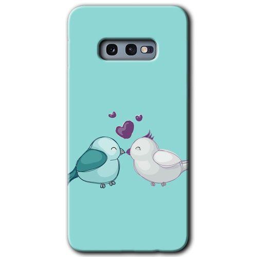 Galaxy S10e Kılıf HD Desen Baskılı Arka Kapak - Mutlu Kuşlar