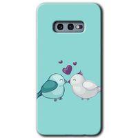 Galaxy S10e Kılıf HD Desen Baskılı Arka Kapak - Mutlu Kuşlar