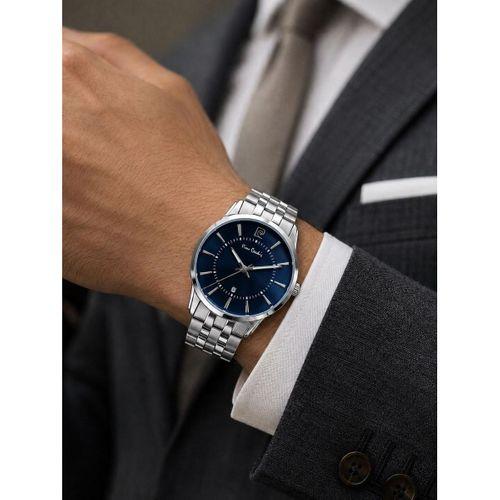 Pierre Cardin Damat Ve Takım Elbiseye Özel 2 Yıl Garantili Çelik Kordon Erkek Kol Saati VS.BLKT.1076