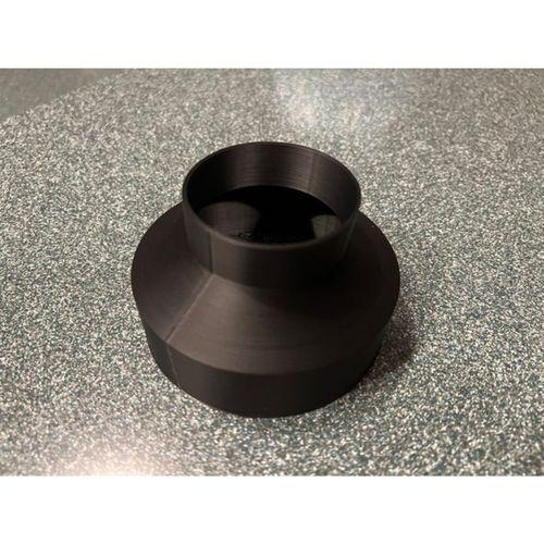 4 İnç Toz Toplama Portundan 2 1/4 Shop Vac Hortum Adaptörü 3D Baskı (Bu ürün Sadece Plastik parçadır - Almadan Önce Soru Sorabilirsiniz)