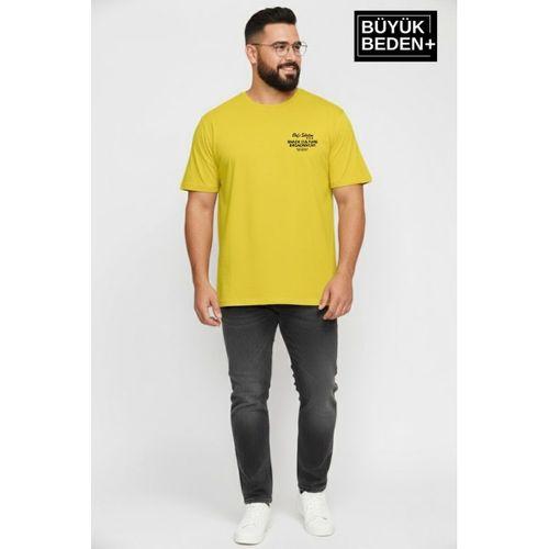 Süperlife Erkek Büyük Beden Chef s Selection Baskılı 3xl-6xl Bisiklet Yaka Tshırt SPR26BTS510-04