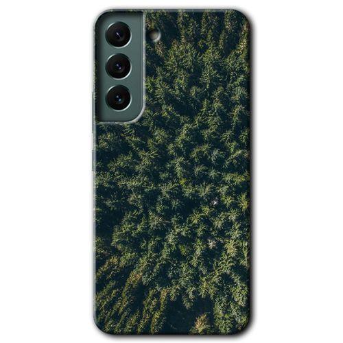 Galaxy S22 Plus Kılıf HD Desen Baskılı Arka Kapak - Çam Ağacı Ormanı