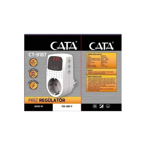 Cata Ct-9187 Akım Korumalı Priz Regülatör Ct-9187