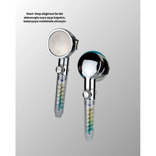 Rahatlatıcı Yağmur Etkili El Duşu – Döner Pervaneli, Dayanıklı Ve Şık Tasarım