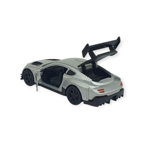 Çek Bırak Metal Küçük Arabalar 8 cm - 6411A-16 - Gümüş