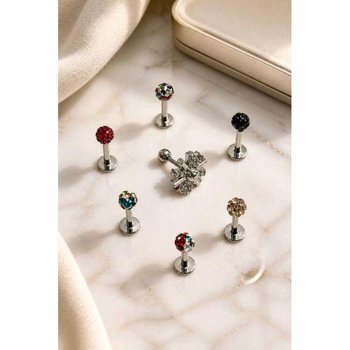 Monalisa Home  Çelik 7 Adet Tragus Pirsıng