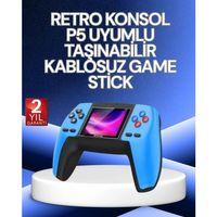 P5 Retro Gamepad | 520 Klasik Oyunlu Mini Oyun Konsolu