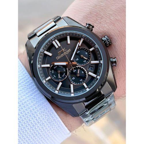 Slazenger İtalyan Tasarım Bileklik Hediyeli 2 Yıl Garantili 10 Atm Çelik Erkek Kol Saat ESL.Y2554.5