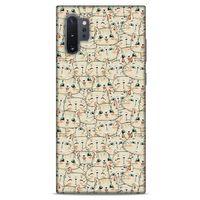 Lopard Samsung Galaxy Note 10 Plus Uyumlu Kılıf Kediler (27) Tasarımlı Kılıf Yavru Kedi