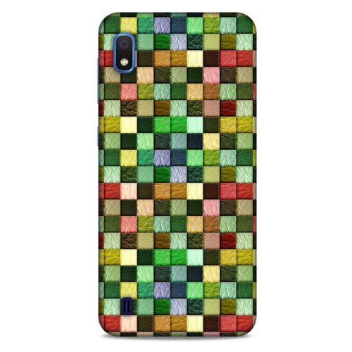 Samsung Galaxy A10 Kılıf Patchwork (50) Shockproof Kılıf Karışık Renkli