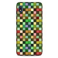 Samsung Galaxy A10 Kılıf Patchwork (50) Shockproof Kılıf Karışık Renkli