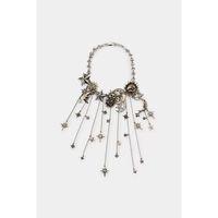 Ay ve Yıldız Uçlu Metal Kolye - Altın