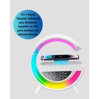 15w Hızlı Şarj Destekli Led Atmosfer Işığı Ve Alarm Fonksiyonlu Lamba