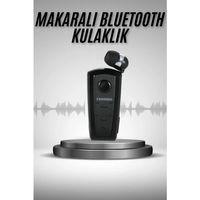 Makaralı Bluetooth Kulakiçi Yaka Kulaklığı Kablosuz Kulaklık