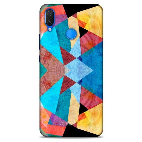 Huawei Psmart 2019 Kılıf Pastel Renkler (25) Antişok Kapak Mavi Sarı