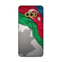 Samsung Galaxy S10e Uyumlu Kılıf Azarbaijan (9) Kılıf Kumaş Bayrak