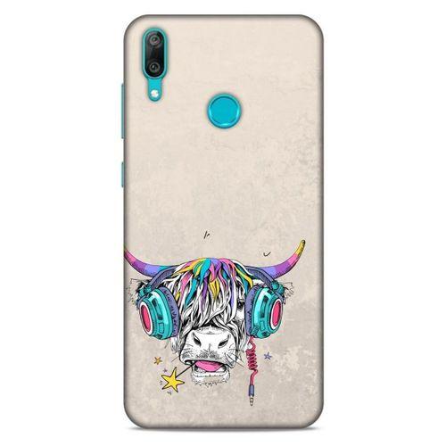 Animax DJ İnek Huawei Y7 Prime 2019 Kılıf Desenli Silikon
