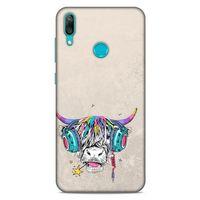 Animax DJ İnek Huawei Y7 Prime 2019 Kılıf Desenli Silikon
