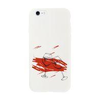 iPhone 7 Spilled Wine Premium Silikonlu Telefon Kılıfı
