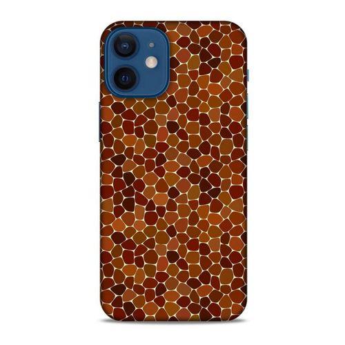 Apple iPhone 12 Mini Kılıf Baskılı Özel Seri Taşlı (13) Silikon Kap