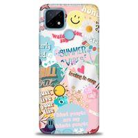 Realme C21 Kılıf HD Baskılı Kılıf - Honey + Tam Ekran Koruyucu